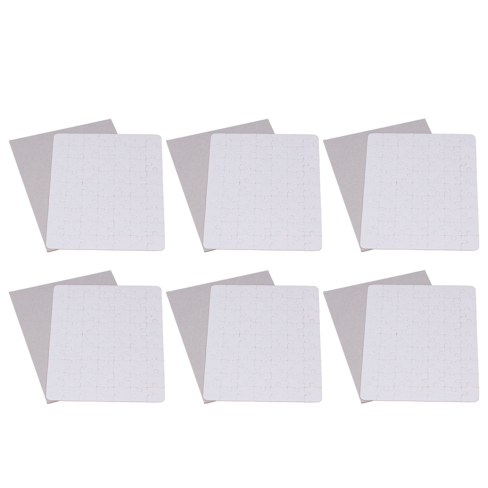 6 компл. пустых пазлов 13x18 с – обзор и цена Puzzle Blank White